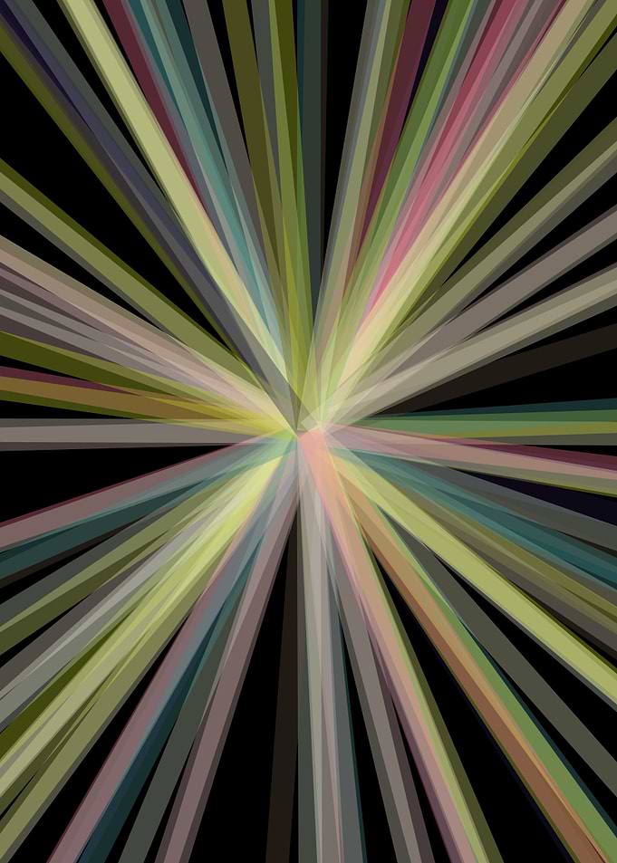 Universe Colorful Lines