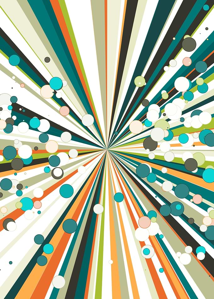 Universe Colorful Lines