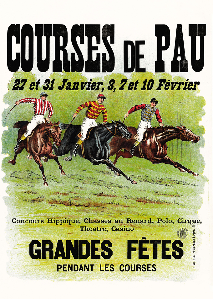 VINTAGE RETRO RACE HORSES