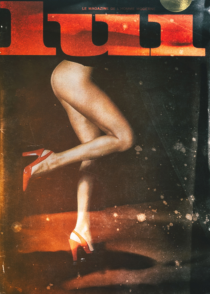 Sexy magazine poster Lui