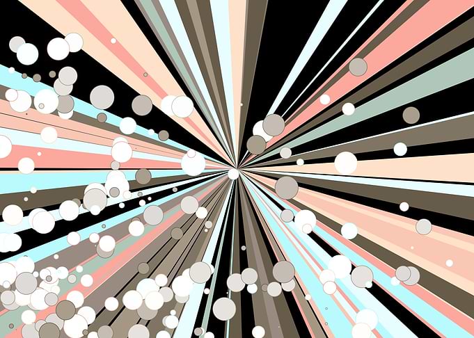 Universe Colorful Lines