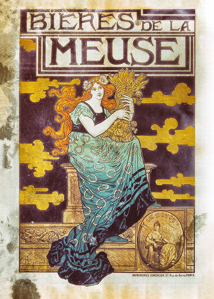 Retro Vintage beer poster