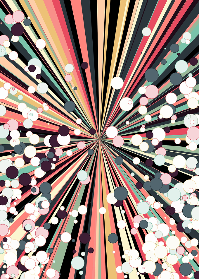 Universe Colorful Lines
