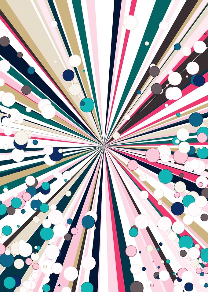 Universe Colorful Lines