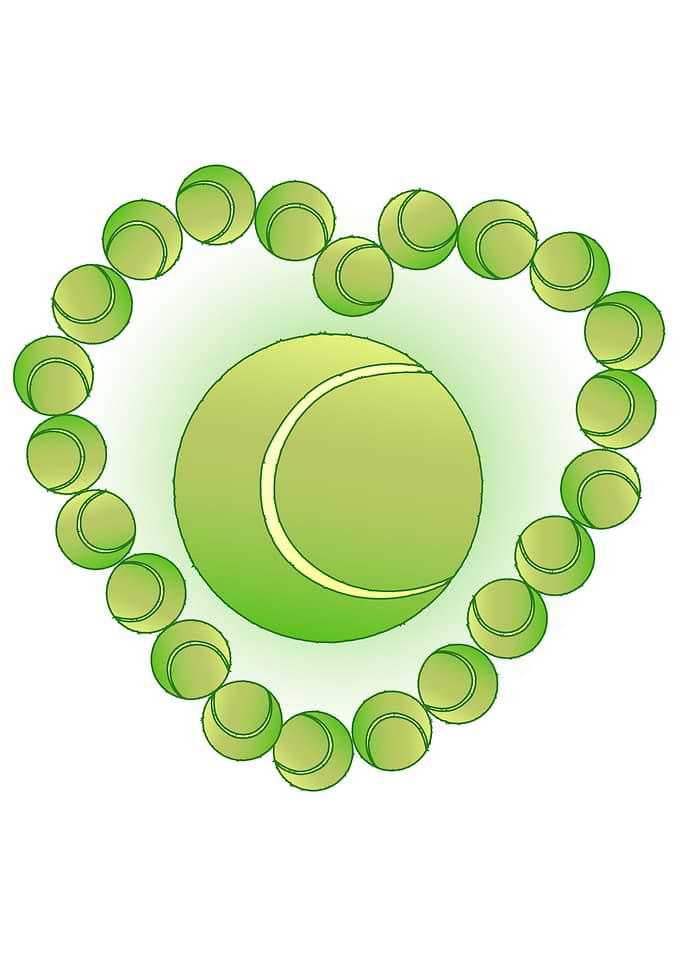 Tennis Balls Heart