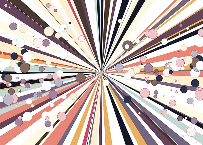 Universe Colorful Lines