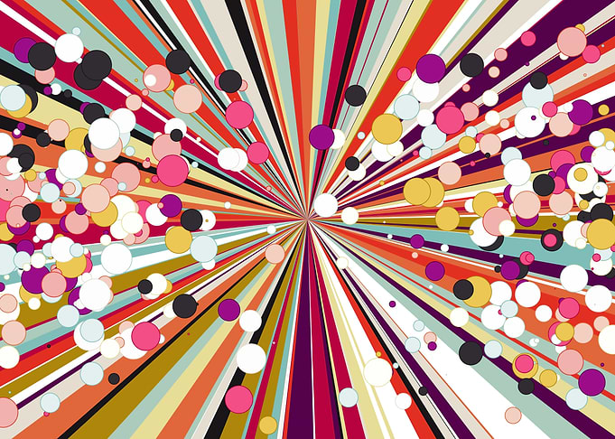 Universe Colorful Lines
