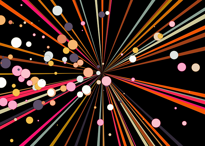 Universe Colorful Lines