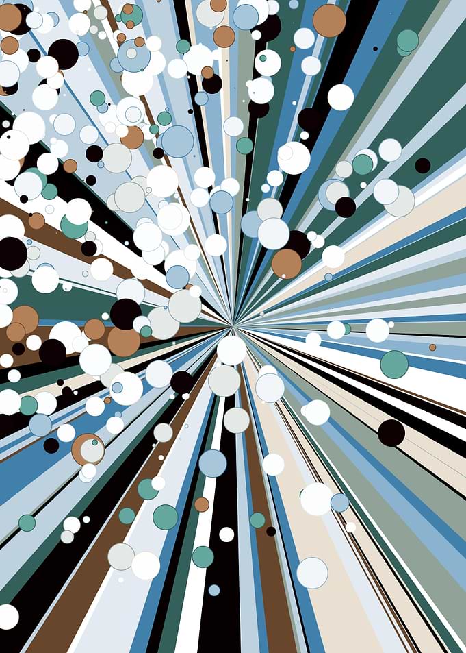 Universe Colorful Lines