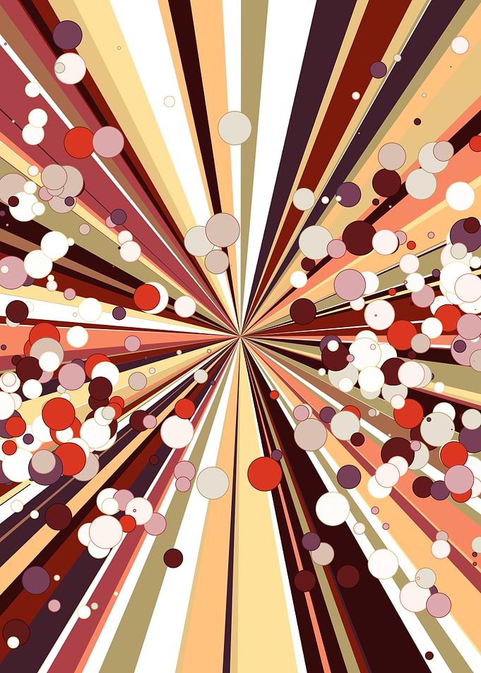 Universe Colorful Lines