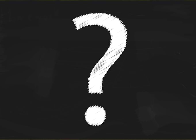 Question Mark Blackboard
