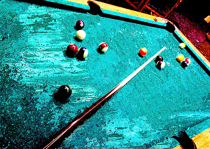 Pool table art vs zz