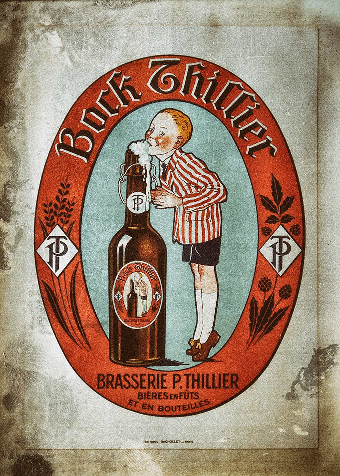 Retro Vintage beer poster