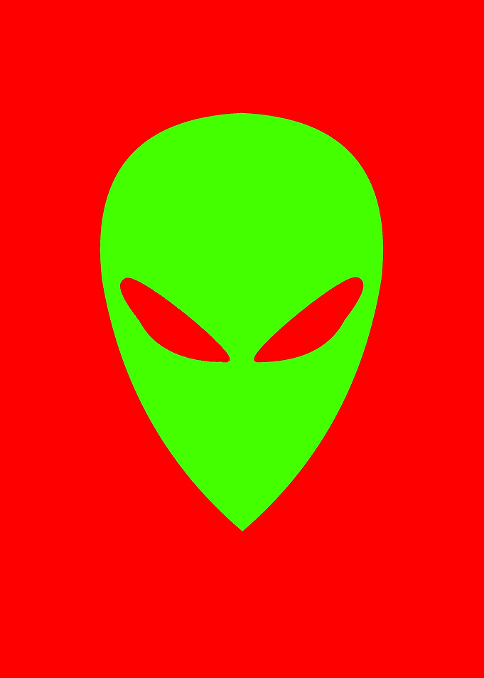 minimalist alien