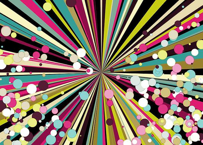 Universe Colorful Lines
