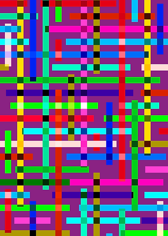 trendy color pattern with