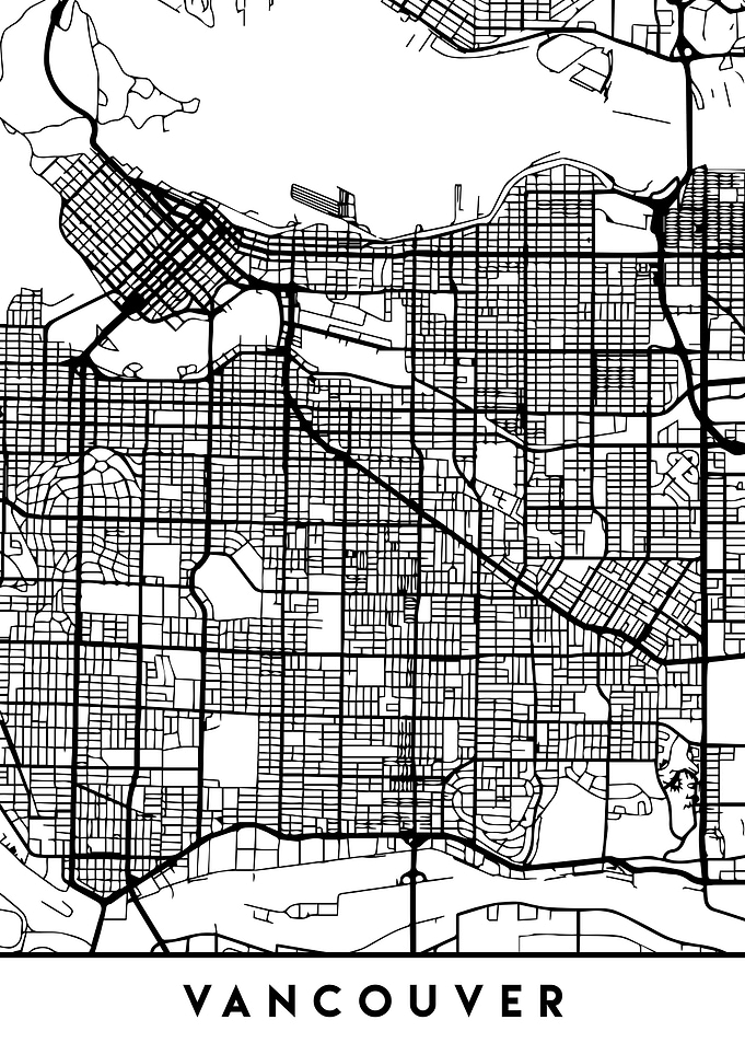 Vancouver Map Canada