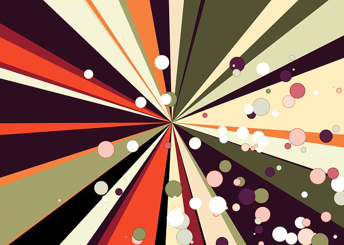 Universe Colorful Lines