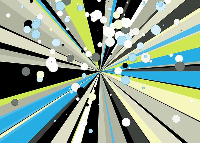 Universe Colorful Lines