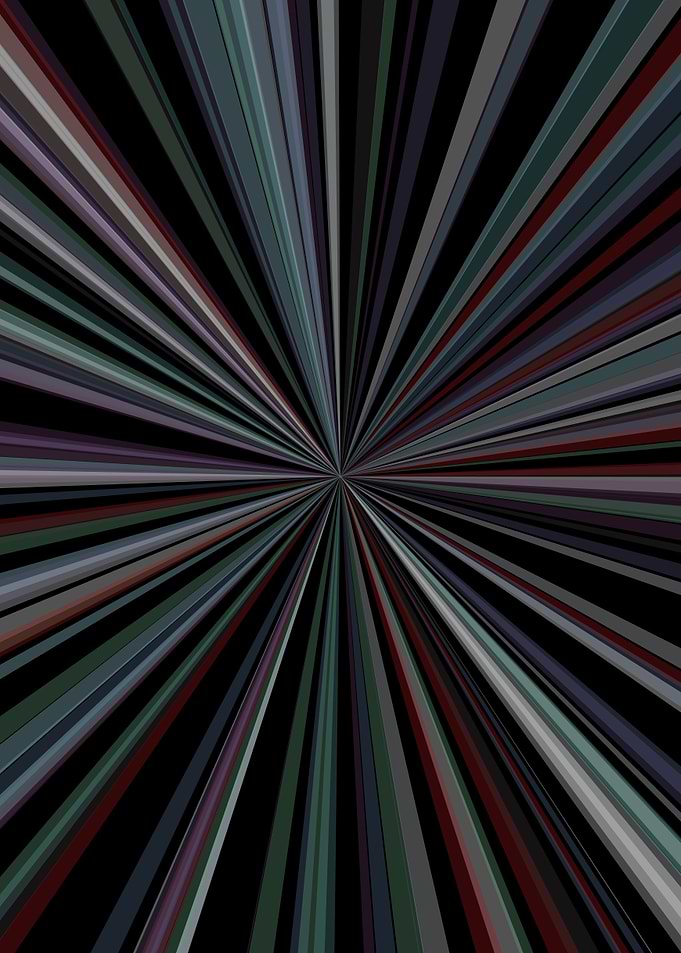 Universe Colorful Lines