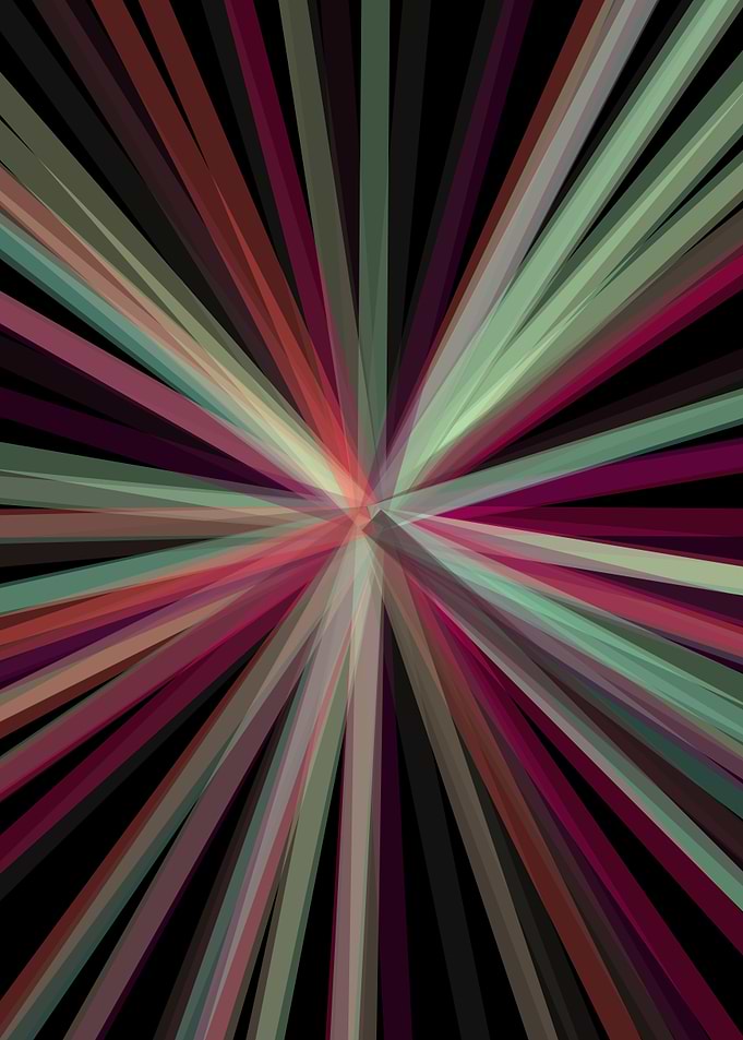 Universe Colorful Lines
