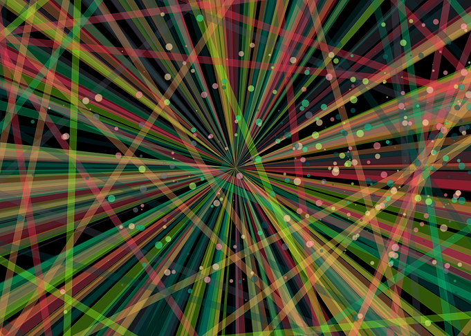 Universe Colorful Lines