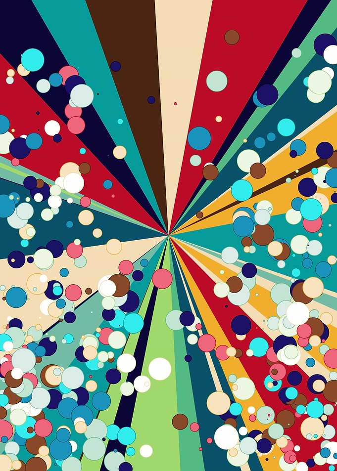 Universe Colorful Lines