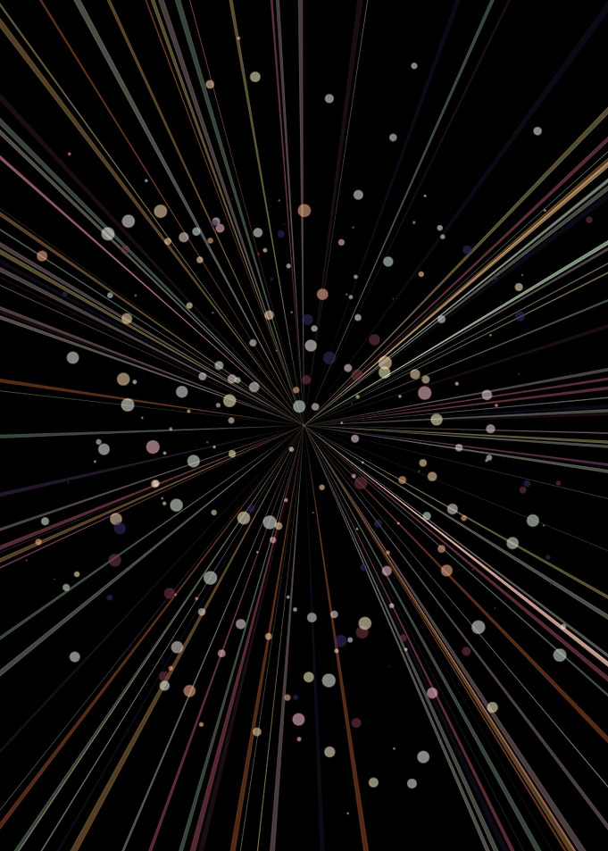 Universe Colorful Lines