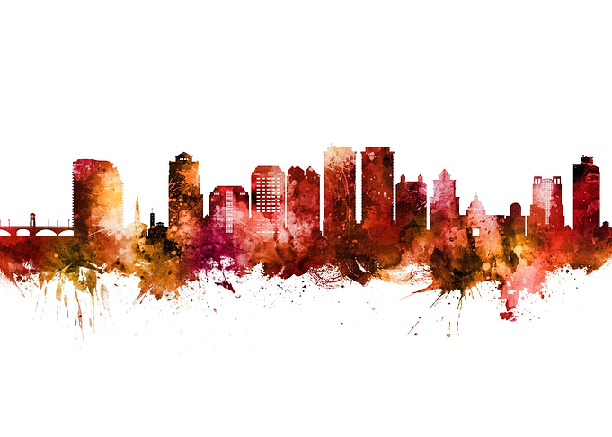 West Palm Beach Skyline