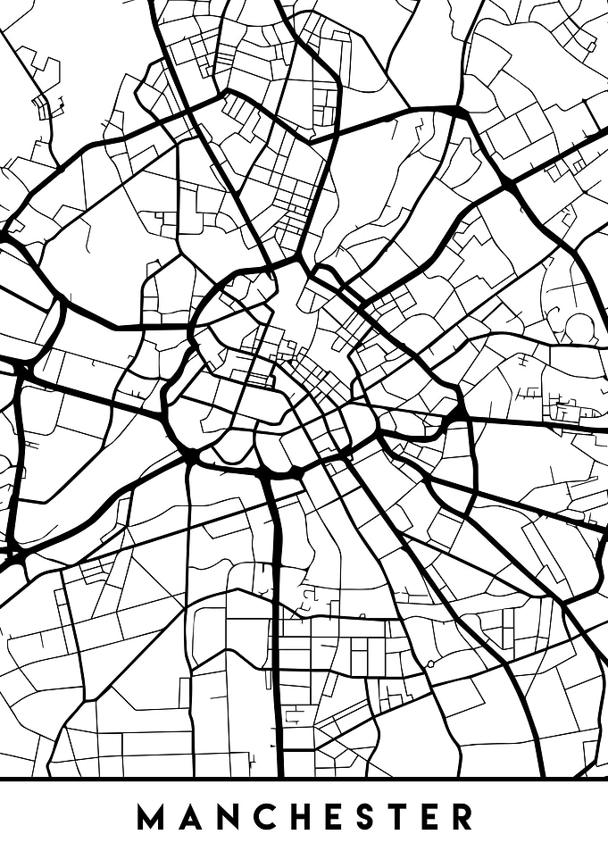 Manchester Map England