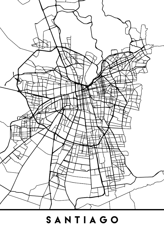 Santiago de Chile Map