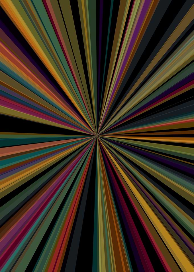 Universe Colorful Lines