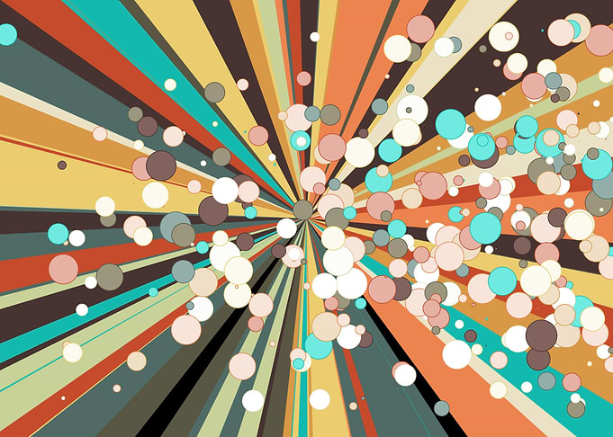 Universe Colorful Lines