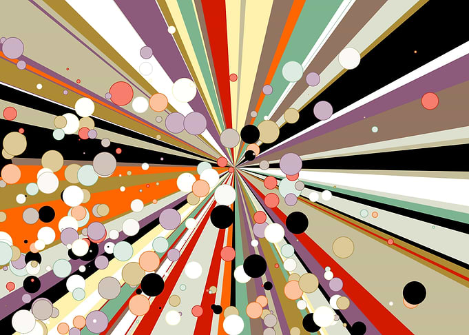 Universe Colorful Lines