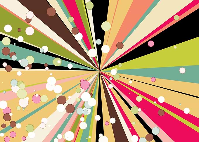 Universe Colorful Lines