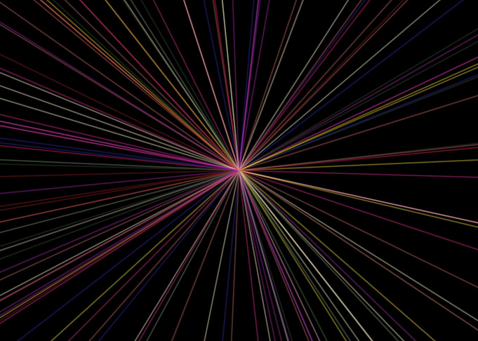Universe Colorful Lines