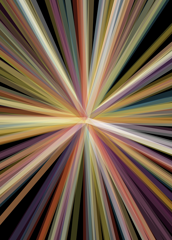 Universe Colorful Lines