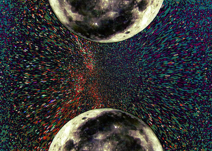 Two Moons at Warp Drive