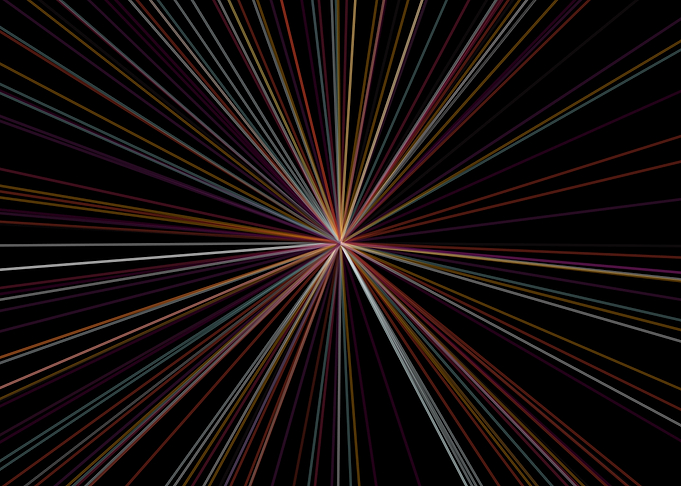 Universe Colorful Lines