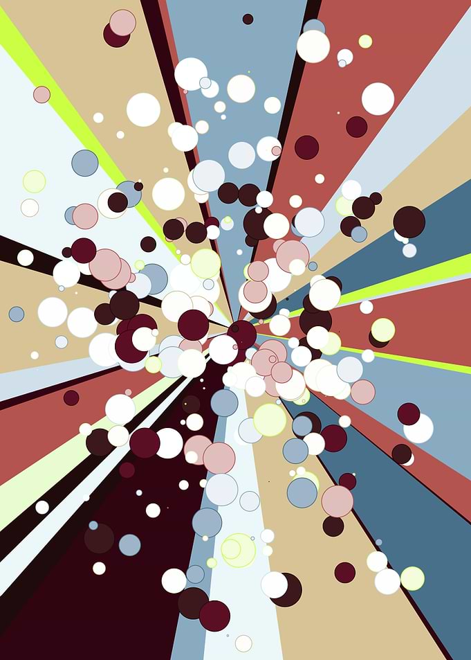 Universe Colorful Lines