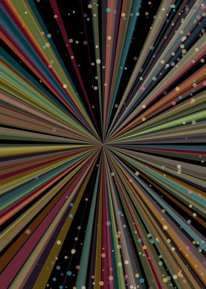 Universe Colorful Lines