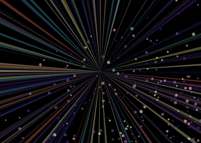 Universe Colorful Lines