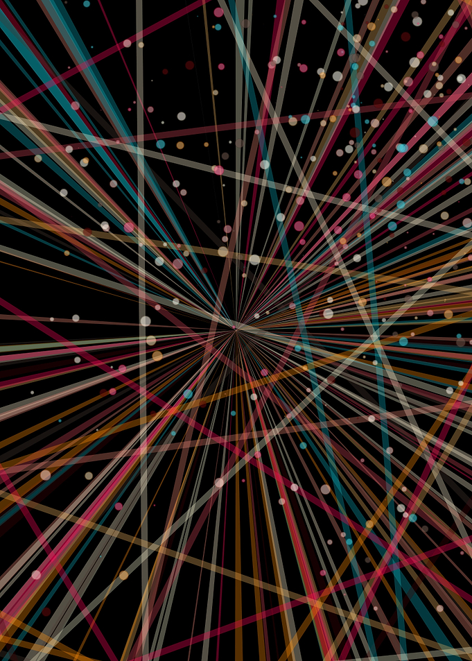 Universe Colorful Lines