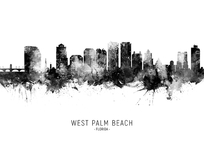 West Palm Beach Skyline