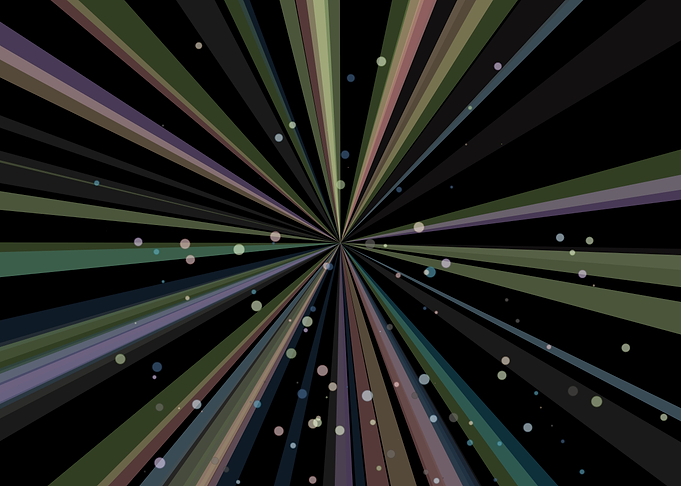 Universe Colorful Lines