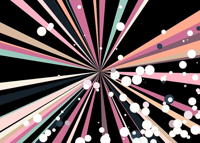 Universe Colorful Lines