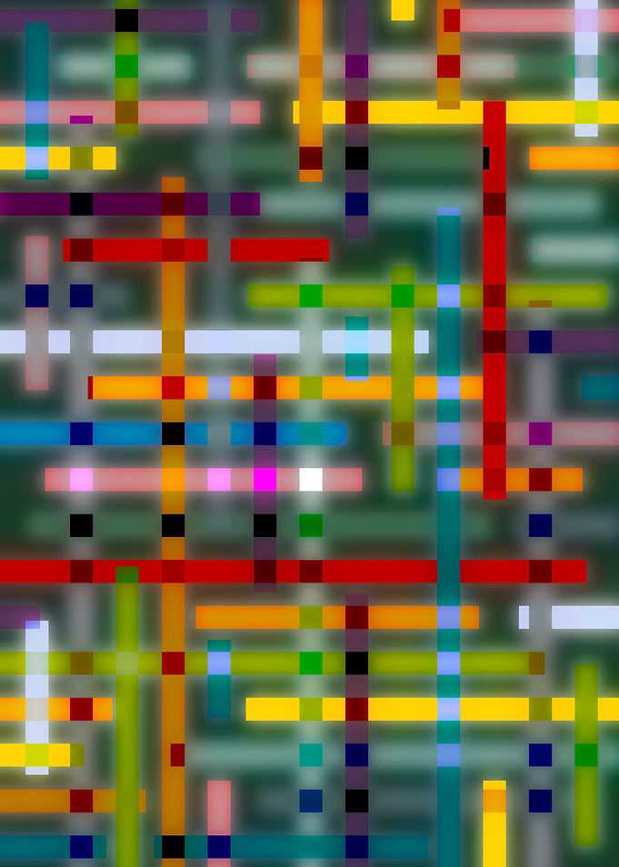 trendy color pattern with