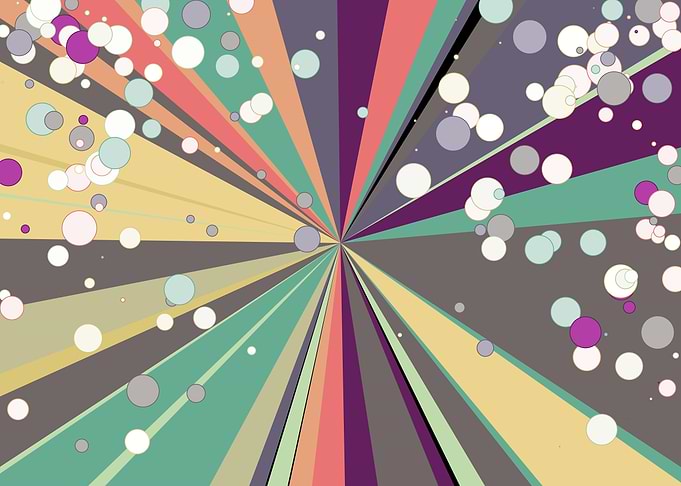 Universe Colorful Lines