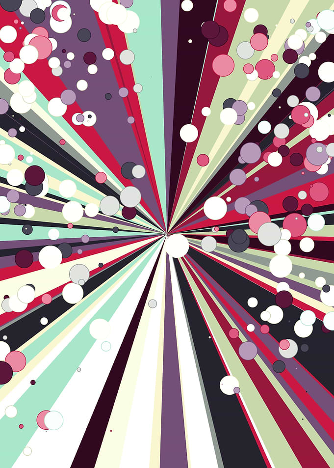 Universe Colorful Lines
