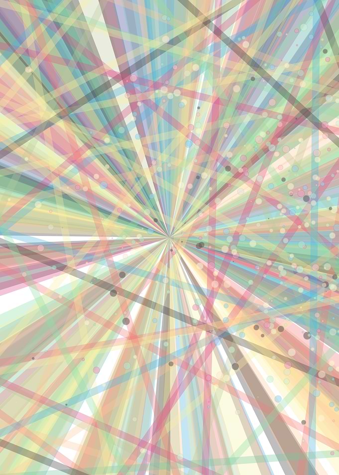 Universe Colorful Lines